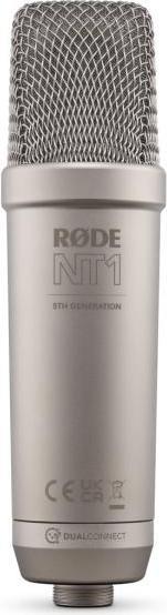 Actual product image RØDE NT1 5th Generation Microphone Silver with K&M articulated arm