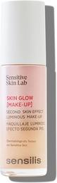 Rilastil Sensilis Skin Glow Make Up Moisturizing and Radiant Makeup Primer Light Coverage for Dull Skin 30ml (Hell)