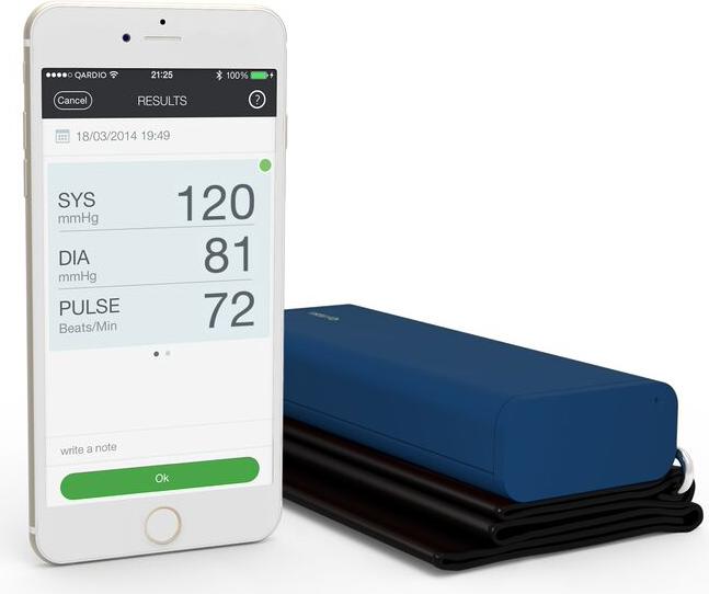 Actual product image Qardio QA-A100 QardioArm (Blood pressure monitor upper arm)