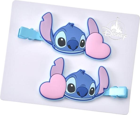 Actual product image Disney Stitch Haarspangen Set Farbclips Herz (2 pcs.)
