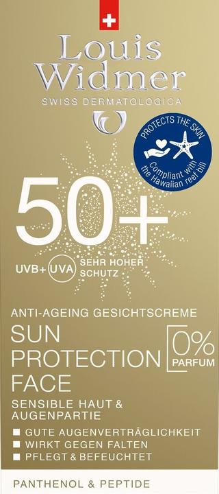 Produktbild Louis Widmer Sun Protection Face (Sonnencreme Gesicht, SPF 50+, 50 ml, 74 g)