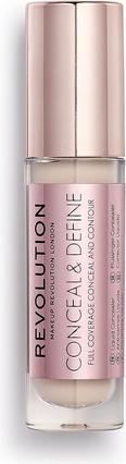Makeup Revolution Conceal & Define Concealer - Liquid Concealer 4 G C 0.5