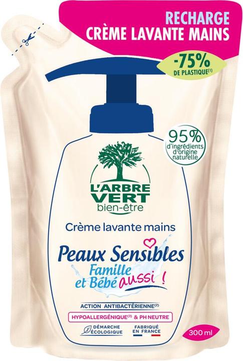 Produktbild L'arbre vert Nachfüllbeutel Öko Handseife (Flüssigseife, 300 ml)