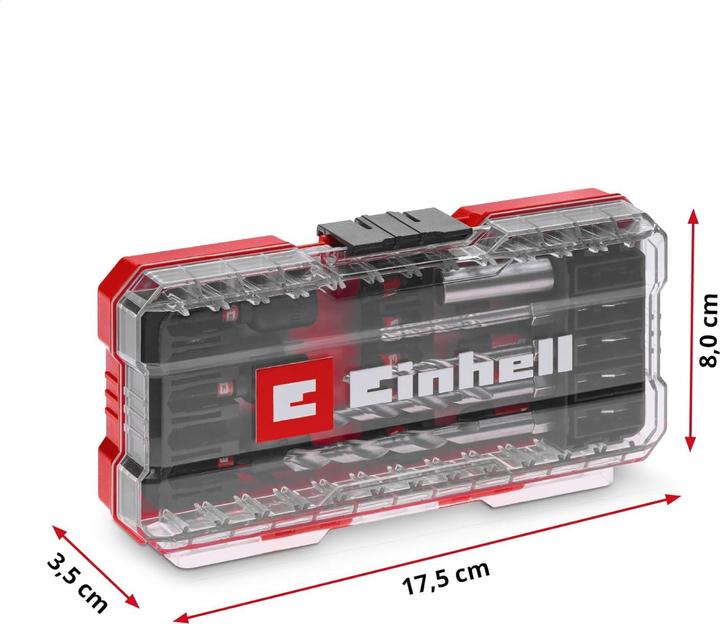 Actual product image Einhell Socket spanner bit socket set 1/4" (6.3 mm) 18-piece 108709 (6 mm, 3 mm, 5 mm, 4 mm)