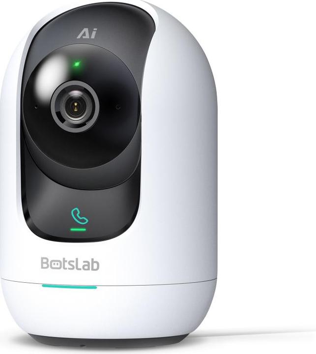 Produktbild Botslab Indoor Camera 2 Pro, 2.4GHz /5GHz Wi-Fi, Multi-scenes AI recognition, One-Touch Calls, 360° (2880 x 1620 Pixels)