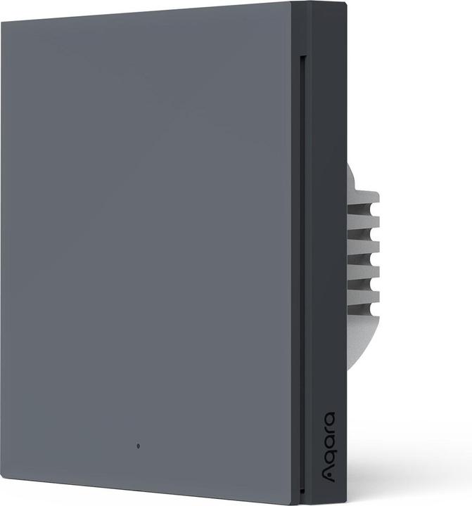 Produktbild Aqara Smart Wall Switch H1 Grau With Neutral, Single Rocker (Zigbee)