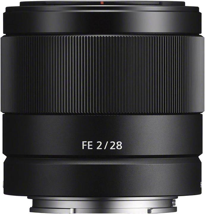Actual product image Sony FE 28mm f/2, Full Frame E-Mount (Sony E, APS-C / DX, full size)