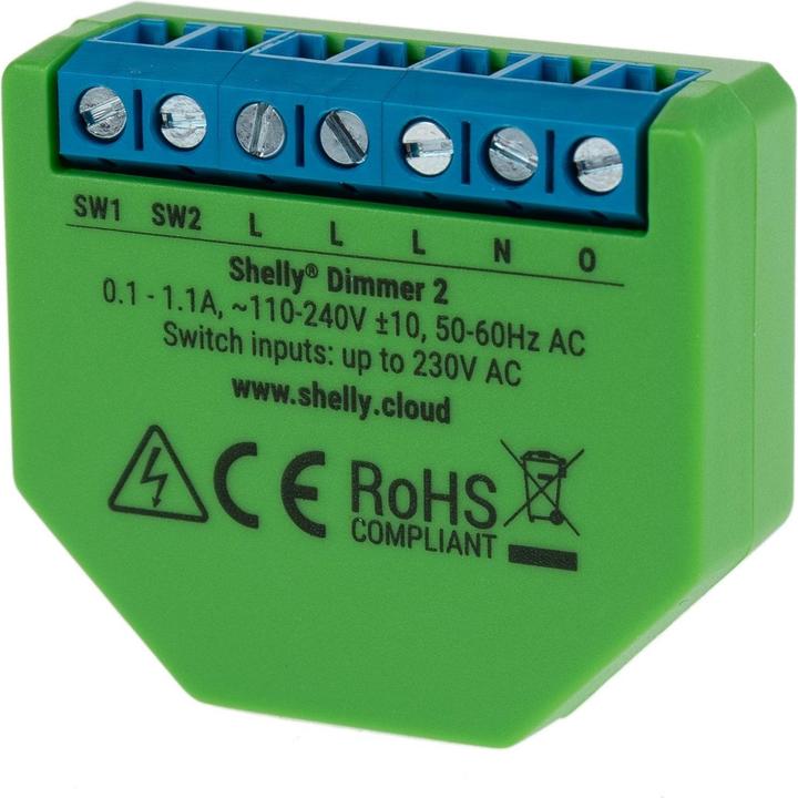 Produktbild Shelly Dimmer 2 x2 (Dimmaktor)