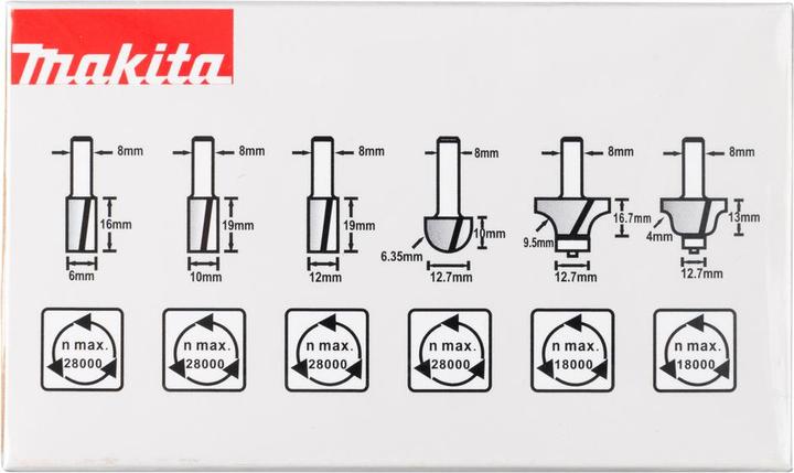 Produktbild Makita Fräser-Set
