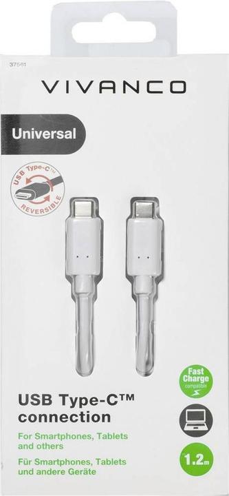 Immagine prodotto Vivanco USB C - USB C (1.20 m, USB 2.0)