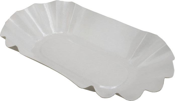 Actual product image Ejs Fries bowl 17.5x10.5cm 4141.2012 Carton, white 250 pcs. (250 x)