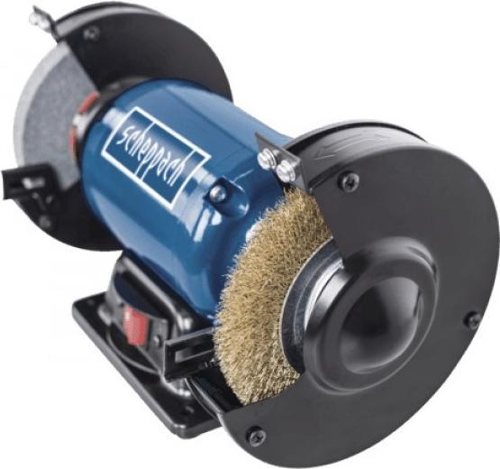 Produktbild Scheppach SM150LB Doppelschleifer mit Bürste - 230-240V 50Hz 400W - 150mm (Doppelschleifer, 400 W)
