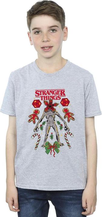 Image du produit Netflix - T-shirt STRANGER THINGS CHRISTMAS DEMOGORGON - Garçon (140, 146)