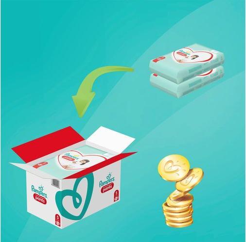 Produktbild Pampers Premium Protection Pants (Gr. 5, Monatsbox, 133 Stück)