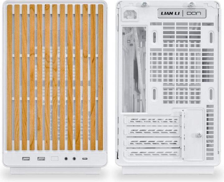 Produktbild Lian-Li DAN Cases A3-mATX Wood Edition PC-Gehäuse, Micro-ATX - Buche, weiss (mATX, Mini-ITX)