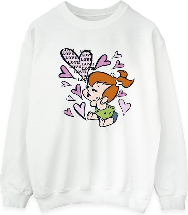 Produktbild The Flintstones Pebbles Love Love Love Sweatshirt (XL)