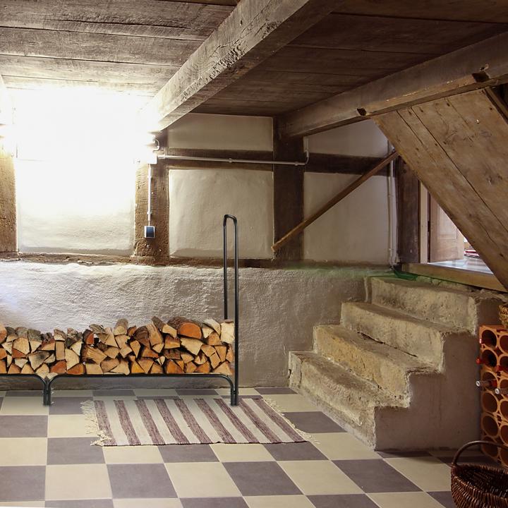 Actual product image Relaxdays Firewood shelve (370 x 38.5 x 122 cm)
