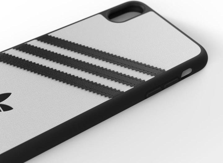 Produktbild adidas PU Moulded Case weiss/schwarz (Apple iPhone XS Max)