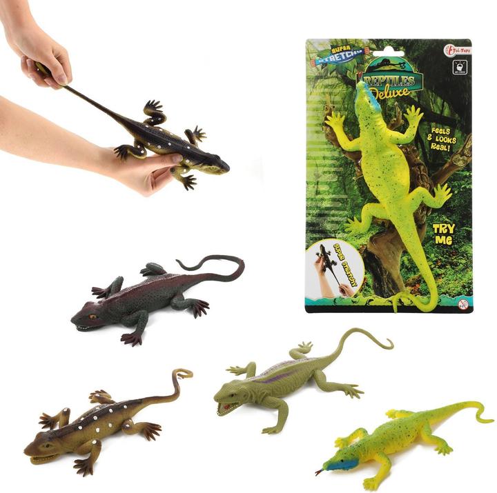 Actual product image Toi-Toys Lifelike reptile, super stretchy