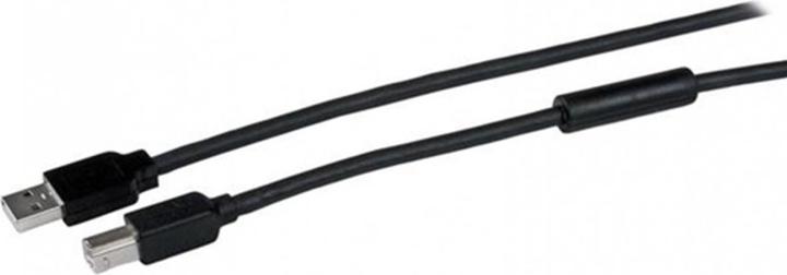 StarTech 15m active USB 2.0 A to B cable - plug/plug - USB printer cable 1x USB A / 1x USB B - Black (15 m, USB 2.0)