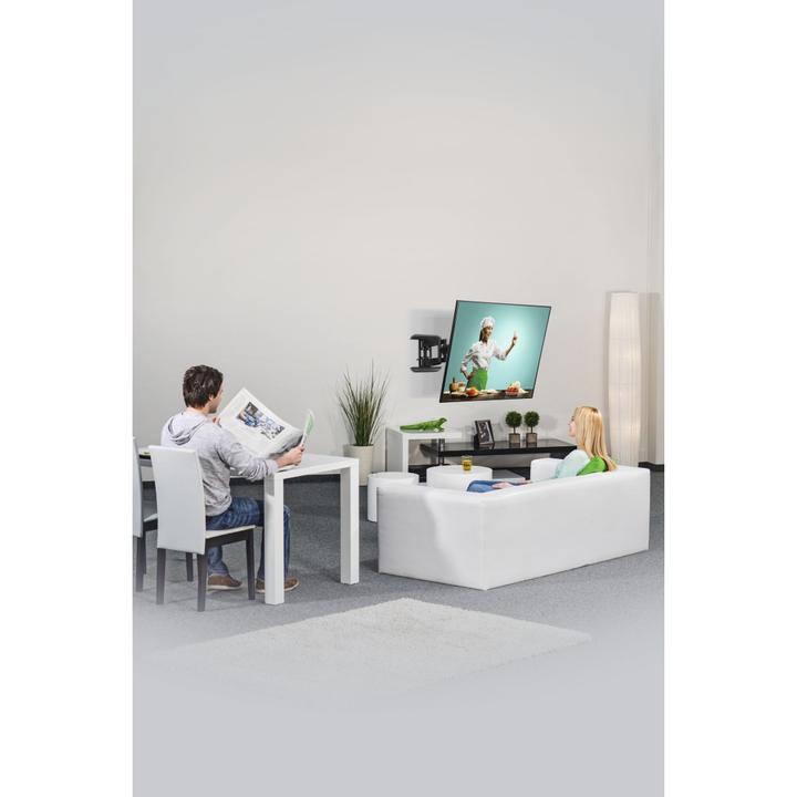 Image du produit Hama Support TV mural FULLMOTION, 3 étoiles, 229 cm (90"), noir (Mur, 90.16", 50 kg)