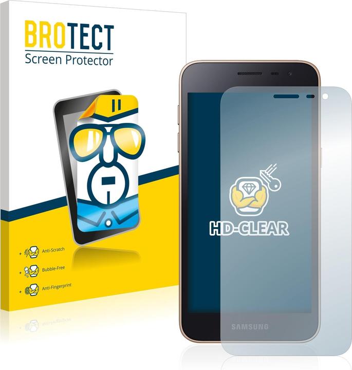 Actual product image BROTECT Screen Protector Clear (2 Piece, Samsung Galaxy J2 Core (2018))