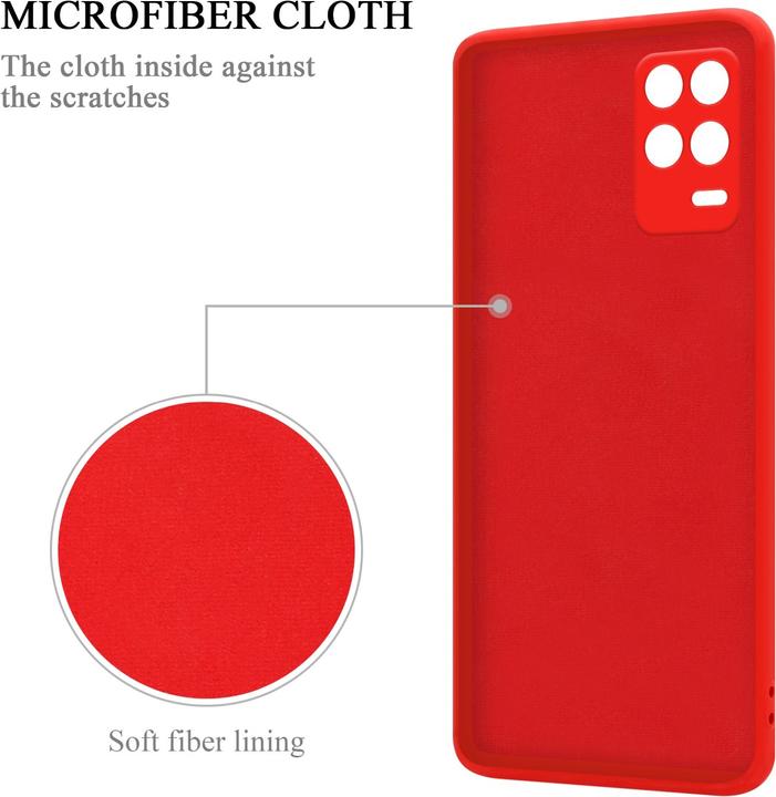 Produktbild Cadorabo TPU Liquid Ring Silicone Case Hülle für Realme 8 5G / V13 / Q3 / Q3i / Narzo 30 5G (Realme V13, Realme Narzo 30 5G, Realme Q3i 5G)