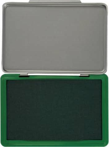 Produktbild Q-Connect Stempelkissen grün, Grösse: 2, Abdruckmass: 110 x 70 mm