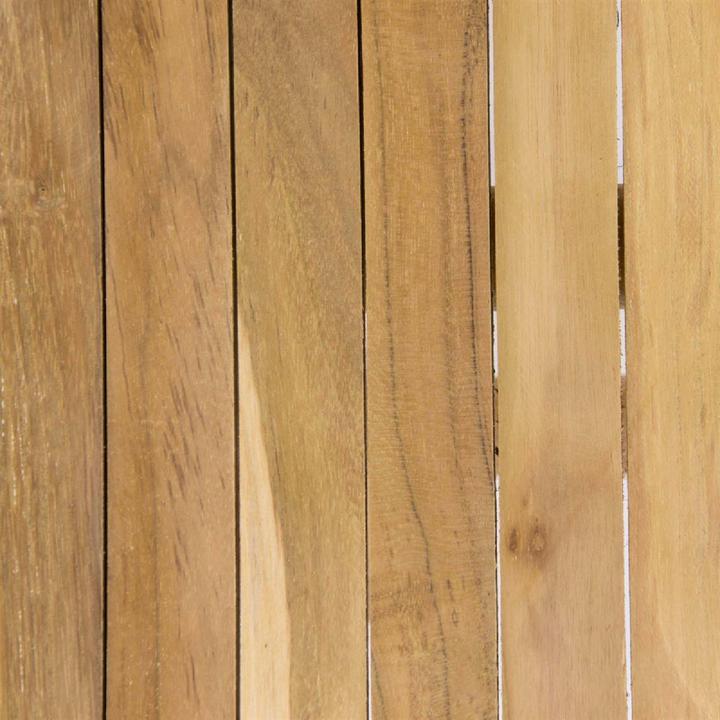Actual product image VCM Balkontisch Gartentisch Teakholz Beistelltisch klappbar natur 50 x 50 cm (50 cm)