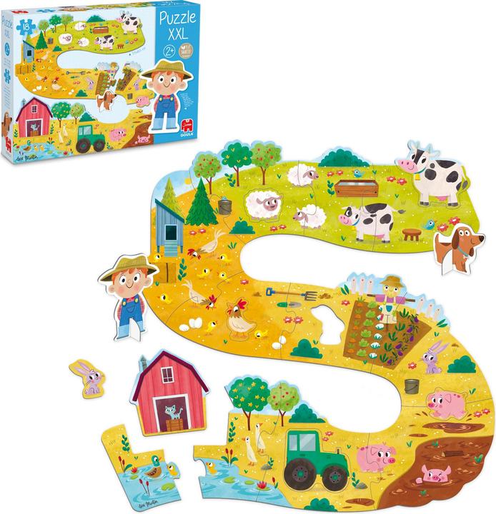 Image du produit Jumbo Goula 53176 - Puzzle XXL, ferme, 18 pièces (18 pièces)