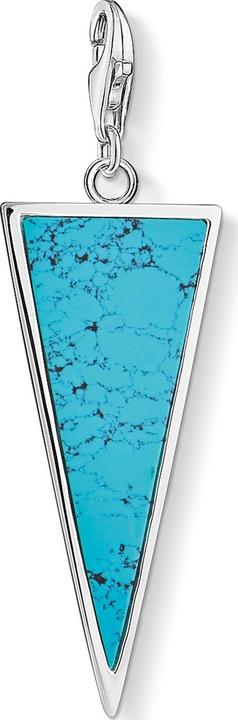 Image du produit Thomas Sabo Pendentif breloque Triangle turquoise (Argent)
