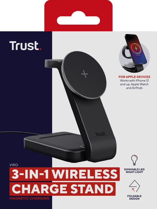 Actual product image Trust VIRO 3-IN-1 MAGNETIC CHARGE (15 W)