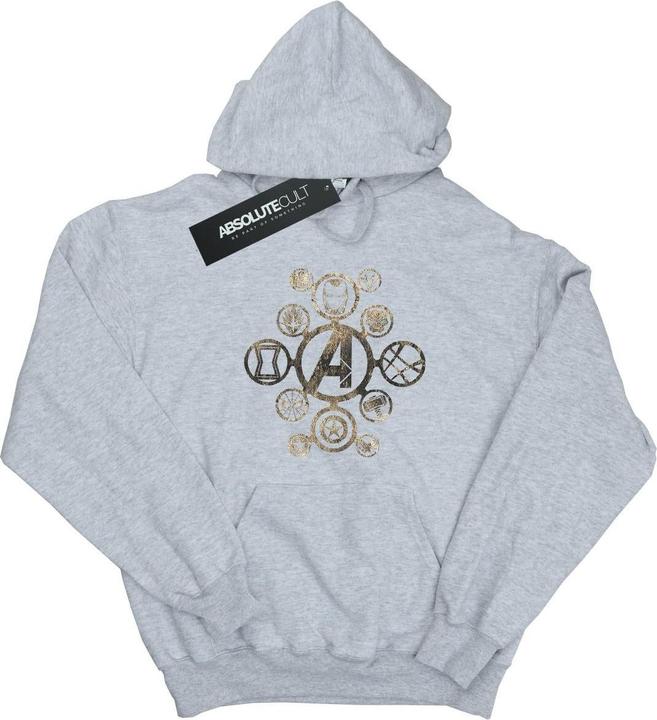 Immagine prodotto Avengers Infinity War Icons Felpa con Cappuccio Ragazze (140, 146)