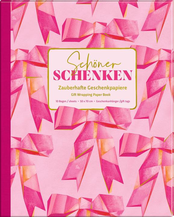 Produktbild Geschenkpapier-Buch - All about pink (Geschenkpapier, 10 x)