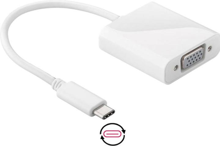 DLH USB-C M ADAPTER TO VGA F RGB HD-15 D-SUB 15 (USB Typ-C)