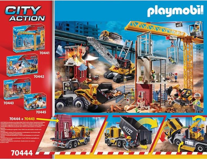 Productafbeelding Playmobil Vrachtwagen met wissellaadbak (70444, Playmobil Stad Actie)