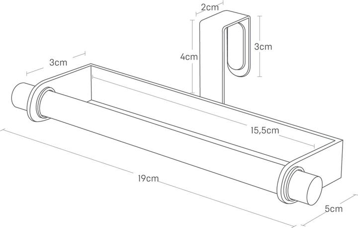 Actual product image micasa TOSCA towel rail