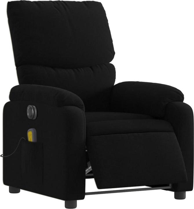 Produktbild VidaXL Massagesessel Schwarz Stoff,Farbe: Schwarz,Material: Stoff