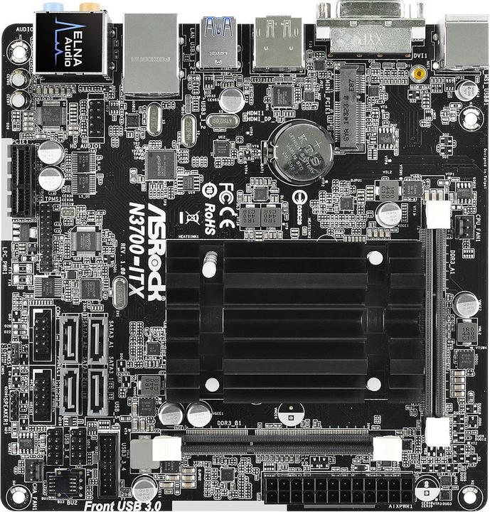 Actual product image AsRock N3700-Itx (FCBGA1170, Mini-ITX)