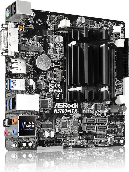 Actual product image AsRock N3700-Itx (FCBGA1170, Mini-ITX)