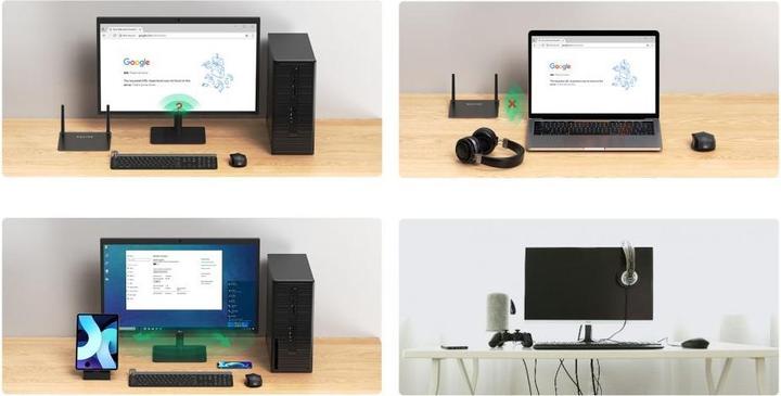 Produktbild Ugreen USB adapter / External Network Adapter CM448, 2.4GHz (black) (USB)