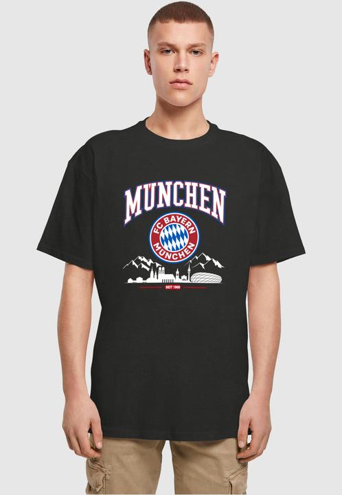 Immagine prodotto FC Bayern München Maglietta oversize pesante FC Bayern Skyline for grey - 115313 (M)