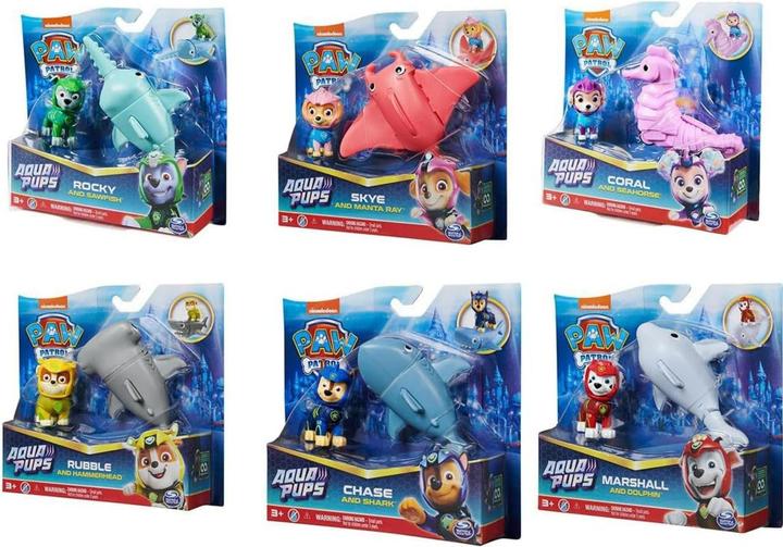 Produktbild Spin Master PAW PATROL Themed Characters Aqua Pups Ass.to
