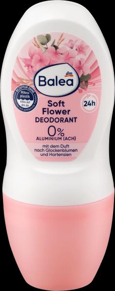 Actual product image dm Balea Soft Flower roll-on deodorant (Roll-on, 50 ml)
