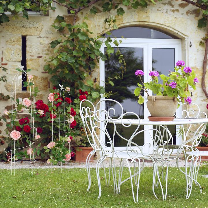 Actual product image Relaxdays Round Trellis Set of 2 (25 cm, 25 cm)