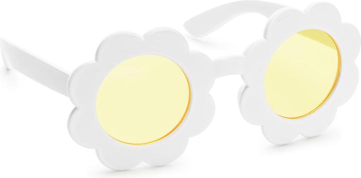 Image du produit Partydeco Lunettes de fête Pâquerette 13 x 6 x 13 cm, Blanc