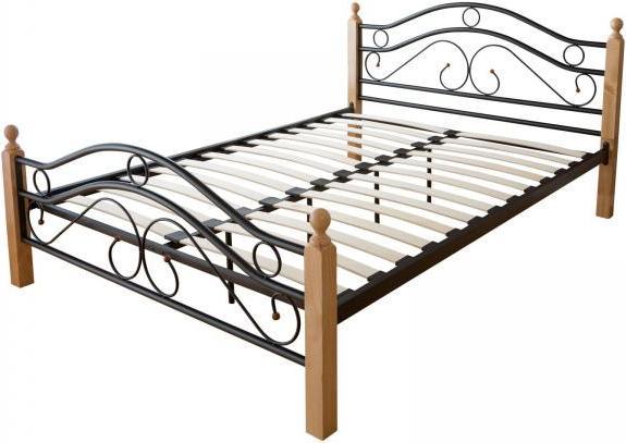 Produktbild Homestyle4u Mettalbett Doppelbett (140 x 200 cm)
