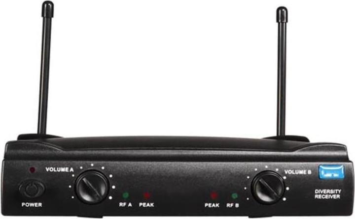 Actual product image Velleman Uhf Wireless Microphone - Dual Channel