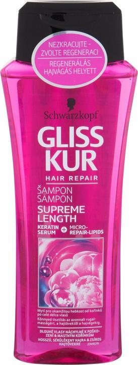 Actual product image Schwarzkopf Gliss Kur Supreme Length (250 ml, Liquid shampoo)