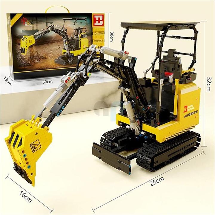 Produktbild HappyBuild 22006 - Kleiner Bagger (RC) (1718 Teile)